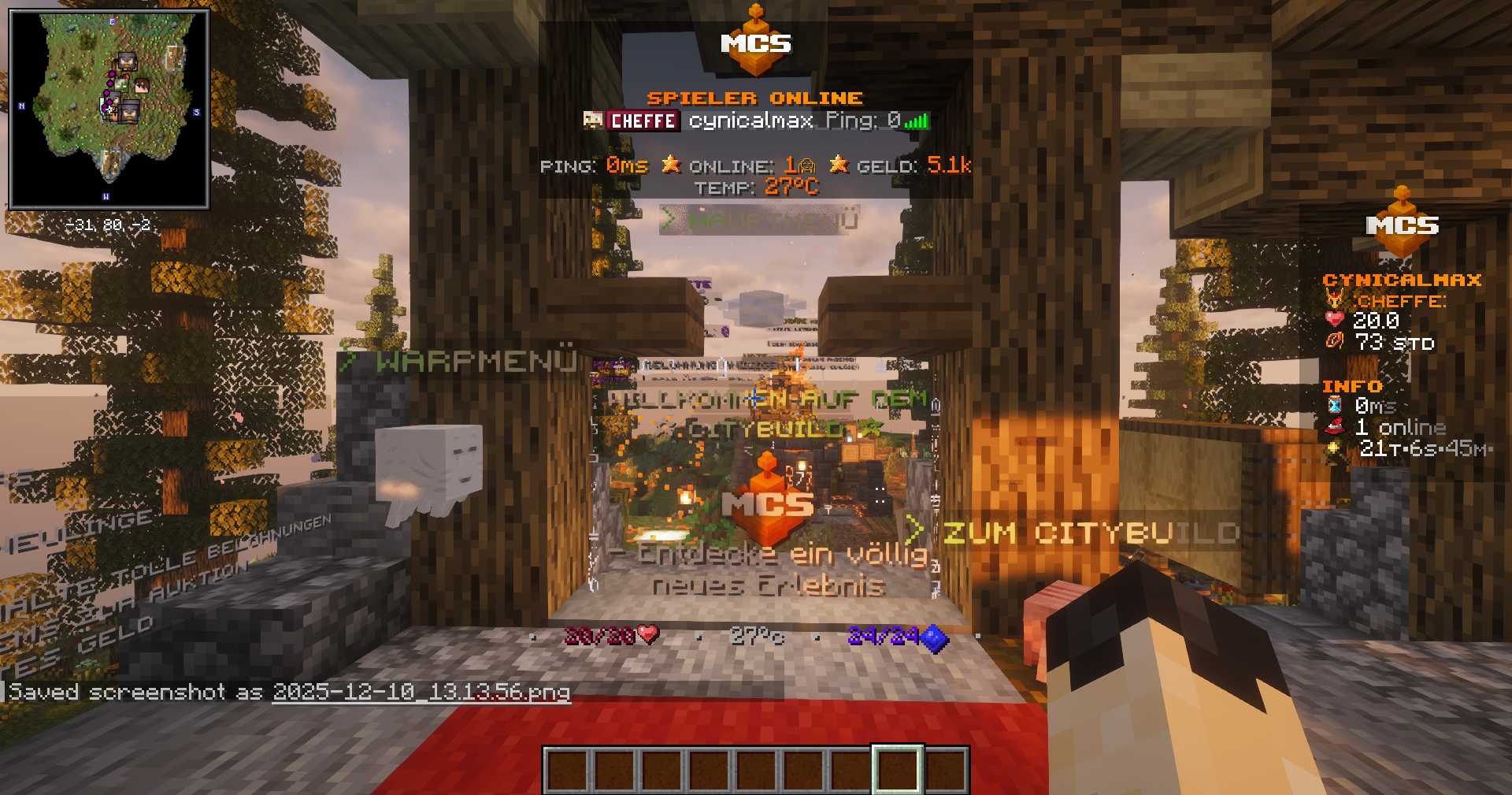 Fertiger Minecraft Citybuild-Server, mcserver, citybuild, citybuild minecraft server, bedrock citybuild server, minecraft server zum bauen, Citybuild server deutsch, Citybuild Plugin, minecraft citybuild server erstellen, deutsche citybuild server, minecraft citybuild server download, citybuild server download, all in one server, city build server minecraft, city minecraft server, minecraft cb server, mc servet, anti cheat test server, minecraft build showcase, mc server buy, buy minecraft builds, minecraft hack client 1.21.8, shop für server, minecraft master builders server, mc server, hypixel